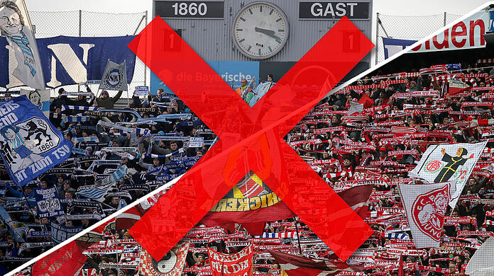 Egal ob blau oder rot, die Münchner Fußballfans müssen weiter auf die langersehnte Rückkehr in die Stadien warten.