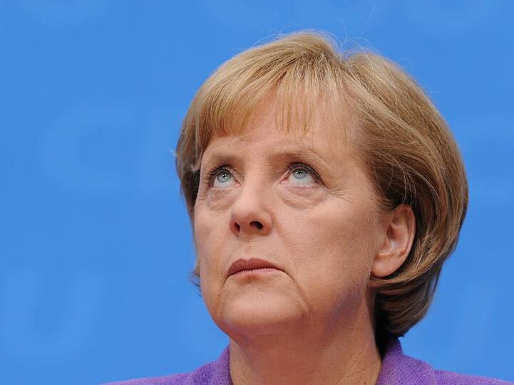 Beharrt auf ihrer Wahlkampf-Strategie: Angela Merkel.