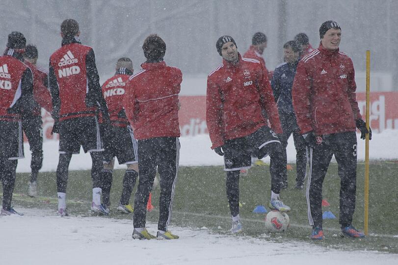 Dienstagtraining nach dem 2:2 gegen Hannover