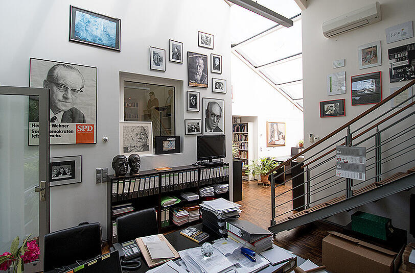 Weitere Bilder aus dem Haus von Helmut Schmidt in Hamburg.
