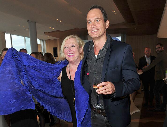 Designerin Susanne Wiebe und der Schauspieler Ralf Bauer