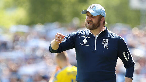 Beim TSV 1860 nicht mehr unumstritten: Löwen-Trainer Daniel Bierofka.