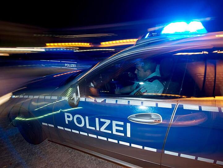 Eine Polizeistreife fährt zu einem Einsatz. Foto: Patrick Seeger/dpa/Symbolbild