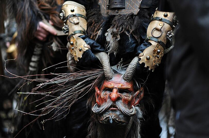 Dieser Krampus hat sich wohl eher mit dem Teufel verbündet.