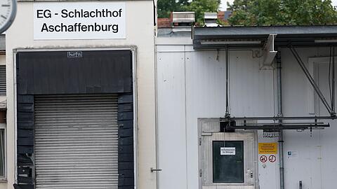 Der Schlachthof in Aschaffenburg.