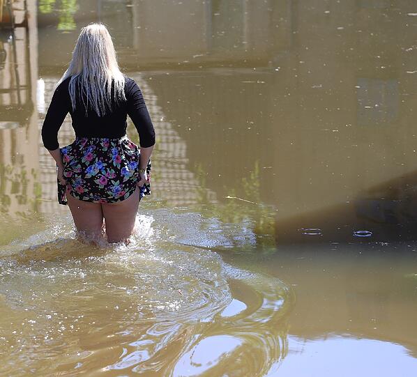 Aktuelle Bilder vom Hochwasser in Sachsen-Anhalt