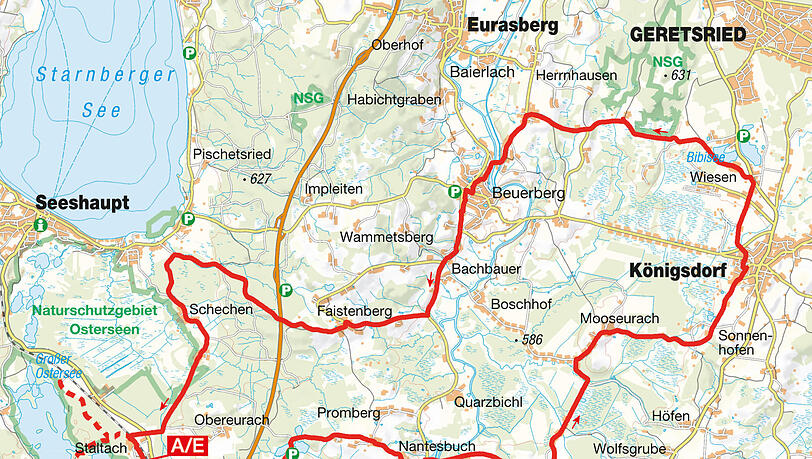 Rund um das Loisachtal: Osterseen und Kloster Beuerberg Rund um das Loisachtal: Osterseen und Kloster Beuerberg