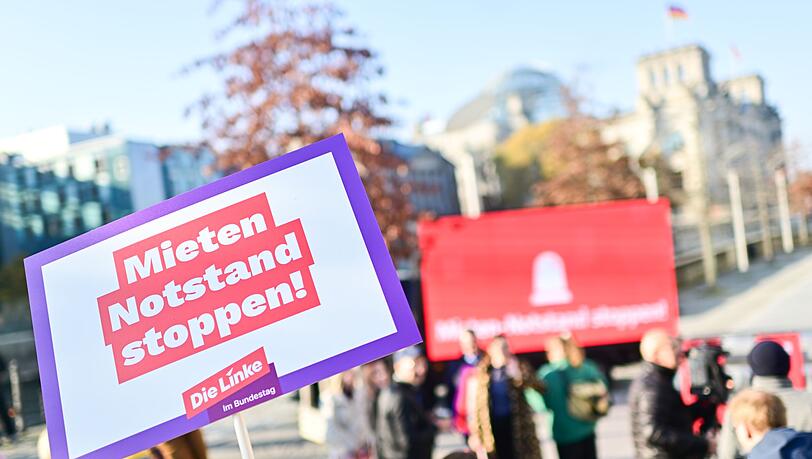 Die Linke hat die Bezahlbarkeit von Mietwohnungen zum Topthema erkl&auml;rt. (Archivbild)