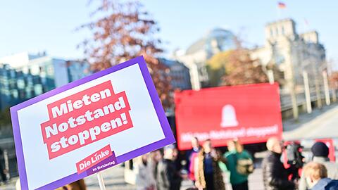 Die Linke hat die Bezahlbarkeit von Mietwohnungen zum Topthema erkl&auml;rt. (Archivbild)
