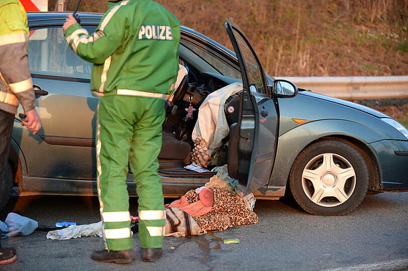 Fotos von der Unfallstelle