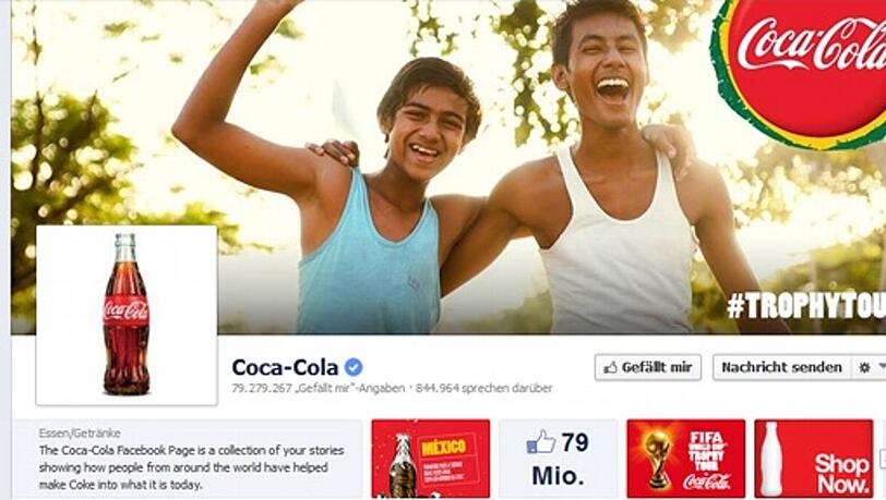 Welche Firma hat die meisten Fans im Netz? Auch darüber gibt es ein Ranking. Es führt Coca Cola. Es folgen auf der Liste der Top 20: You Tube, Red Bull, Converse All Star, Playstation, Starbucks, Oreo, Pepsi, iTunes, Skype, LiveMessenger, Pringles, Samsung, Angry Birds, Skittles, Skittles UK, Monster Energy, Call of Duty: World at war, Modern Warfare 2, Call of Duy: Modern Warfare. Welche Firma hat die meisten Fans im Netz? Auch darüber gibt es ein Ranking. Es führt Coca Cola. Es folgen auf der Liste der Top 20: You Tube, Red Bull, Converse All Star, Playstation, Starbucks, Oreo, Pepsi, iTunes, Skype, LiveMessenger, Pringles, Samsung, Angry Birds, Skittles, Skittles UK, Monster Energy, Call of Duty: World at war, Modern Warfare 2, Call of Duy: Modern Warfare.