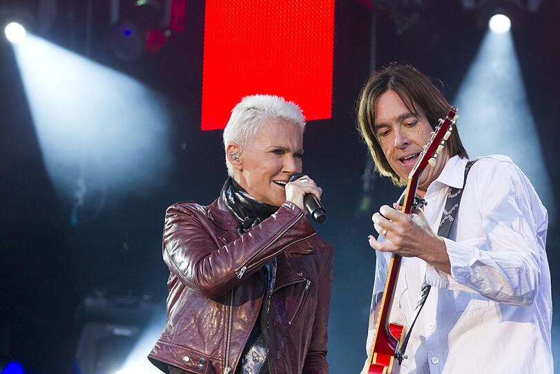 Marie Fredriksson und Per Gessle gründeten Roxette im Jahr 1986