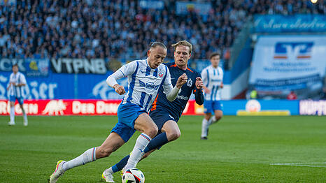 Thore Jacobsen erwische gegen Rostock einen gebrauchten Abend.