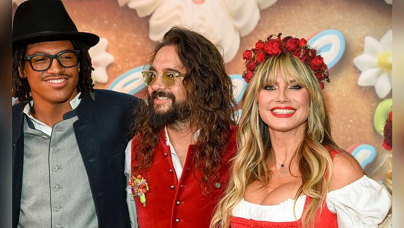 Bayern steht ihnen gut: Wie Tom Kaulitz und Heidi Klum drückt Henry Samuel (li.) dem FC Bayern die Daumen.