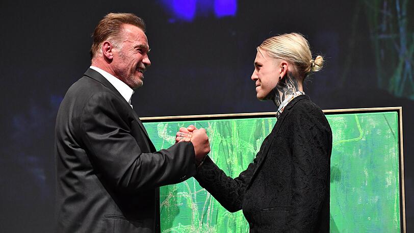 Arnold Schwarzenegger und Alexander Höller.