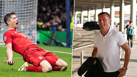 Robert Lewandowski (l.) ist aktuell in absoluter Top-Form. Ivica Olic spielte früher beim FC Bayern.