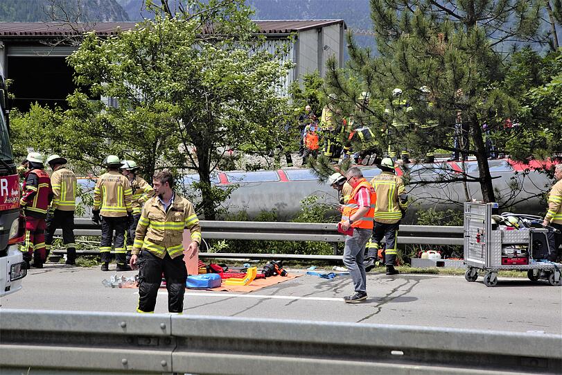 Weitere Bilder vom Unglücksort im Landkreis Garmisch-Partenkirchen.