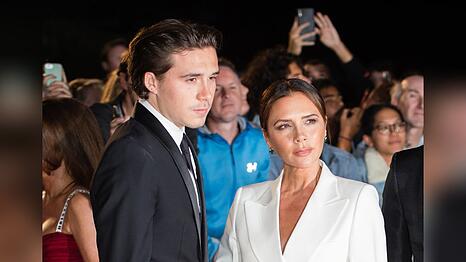 Brooklyn Beckham und seine Mutter Victoria in friedlicheren Zeiten.