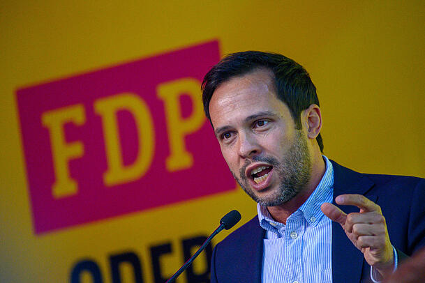 Hält den Vorstoß für überlegenswert: FDP-General Martin Hagen. Hält den Vorstoß für überlegenswert: FDP-General Martin Hagen.