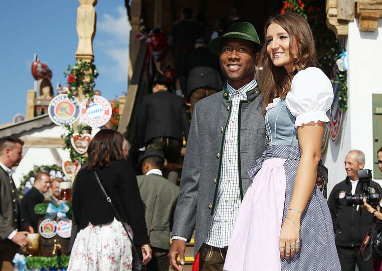 David Alaba mit Katja Butylina