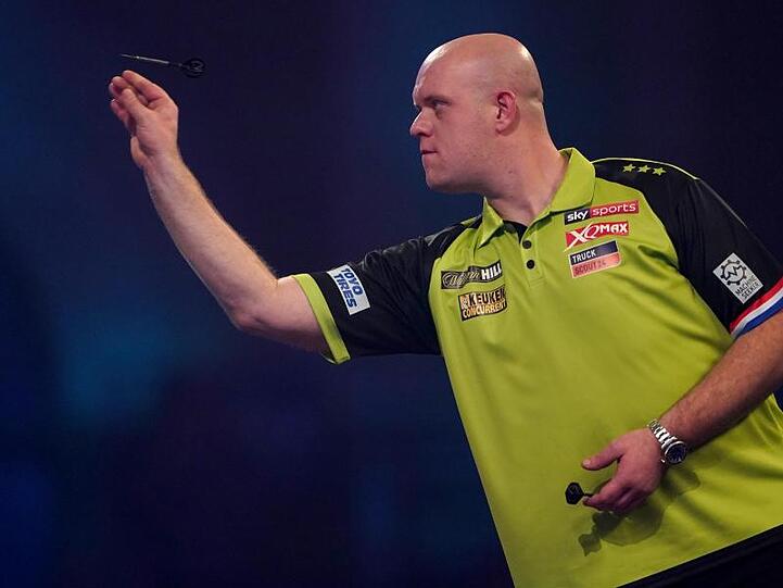 Michael van Gerwen möchte erneut Darts-Weltmeister werden.