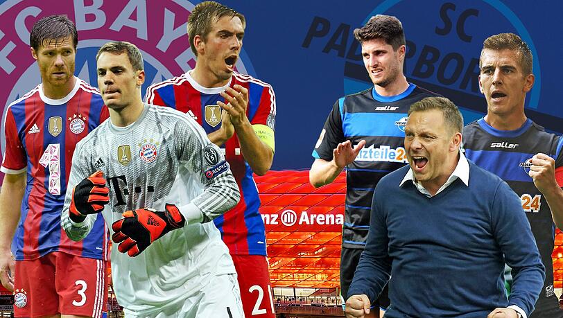 David gegen Goliath: Liga-Neuling Paderborn muss beim Rekordmeister FC Bayern ran. Die Partie im AZ-Liveticker. David gegen Goliath: Liga-Neuling Paderborn muss beim Rekordmeister FC Bayern ran. Die Partie im AZ-Liveticker.