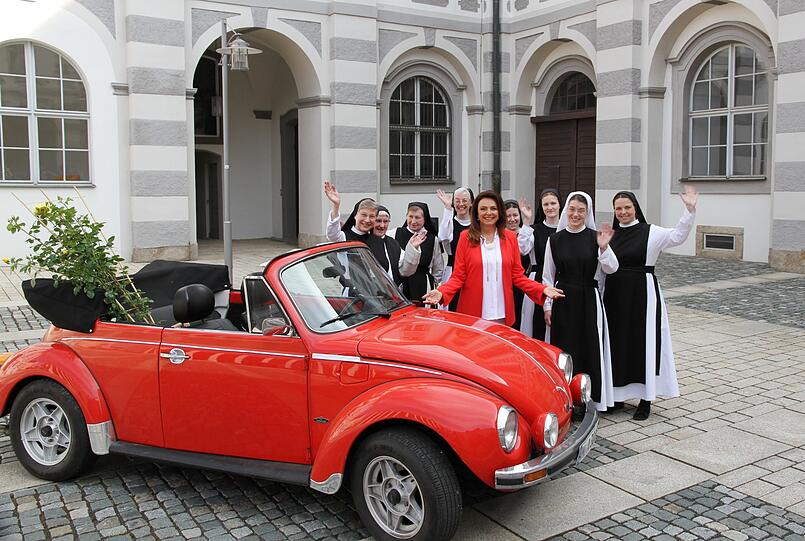 Uschi Dämmrich von Luttitz hat das Kloster Waldsassen besucht.