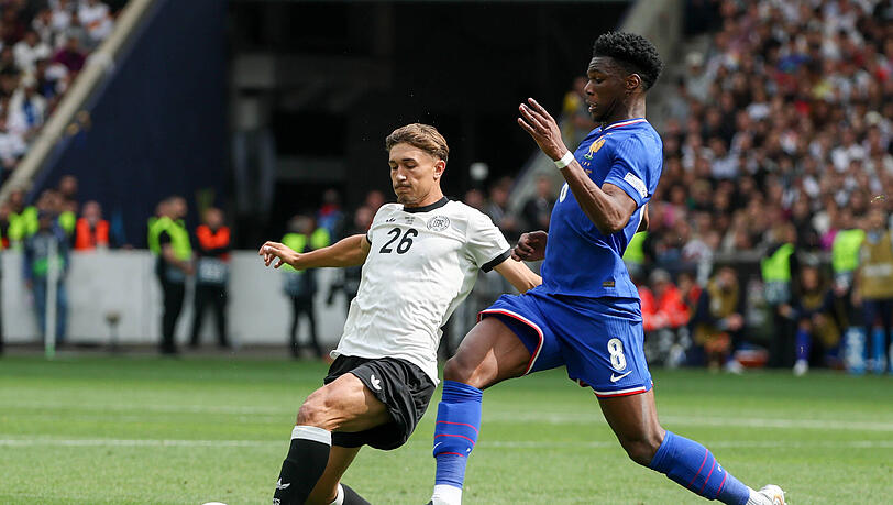 Durfte gegen Frankreich das erste Mal für die DFB-Elf spielen: Bayern-Neuzugang Tom Bischof. Durfte gegen Frankreich das erste Mal für die DFB-Elf spielen: Bayern-Neuzugang Tom Bischof.