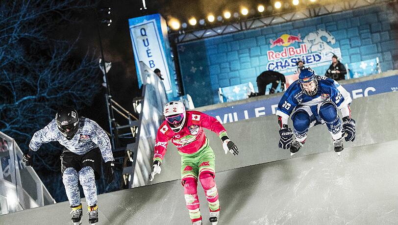 Spektakulär: Red Bull Crashed Ice. Spektakulär: Red Bull Crashed Ice.