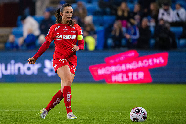 War Kapitänin in Brann: Bayern-Neuzugang Tuva Hansen. War Kapitänin in Brann: Bayern-Neuzugang Tuva Hansen.