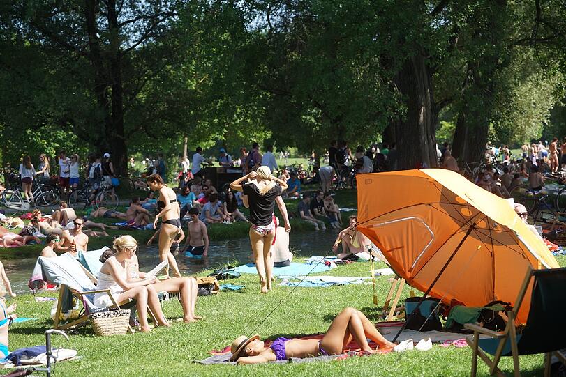 So kann man's aushalten: Der Sommer in München.