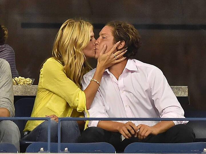 Heidi Klum und Vito Schnabel bei den US-Open 2014