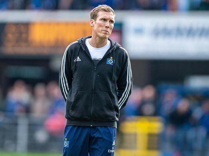 Noch Trainer beim HSV: Hannnes Wolf.