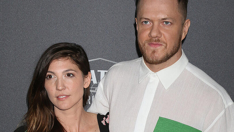 Dan Reynolds mit seiner Ehefrau Aja Volkman Dan Reynolds mit seiner Ehefrau Aja Volkman