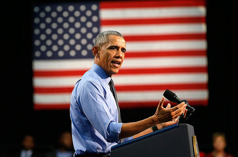 "Dieser Scheißkerl muss wegen Verrats gehängt werden", schrieb der Ex-Butler von Donald Trump auf Facebook über den US-Präsidenten Obama. Foto: Jeff Kowalsky/Archiv