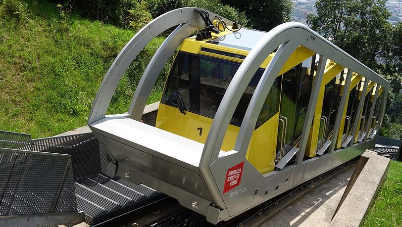 Die "Hungerburgbahn" in Innsbruck. Ist eine Standseilbahn auch in München denkbar? Die "Hungerburgbahn" in Innsbruck. Ist eine Standseilbahn auch in München denkbar?