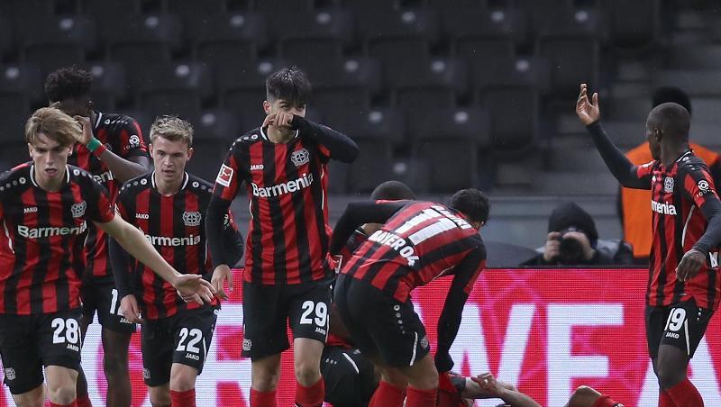 Leverkusen kam im Auswärtsspiel bei der Hertha zum späten Ausgleich.