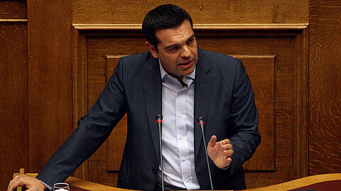 Alexis Tsipras strebt bei den Neuwahlen nach eigenen Worten ein neues, "starkes" Regierungsmandat an.