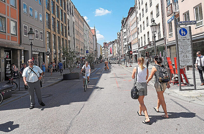 Die Sendlinger Straße autofrei: Das wurde gefeiert.