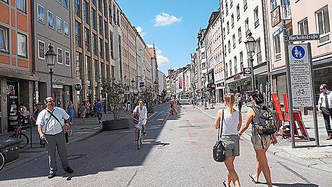Die Sendlinger Straße autofrei: Das wurde gefeiert.