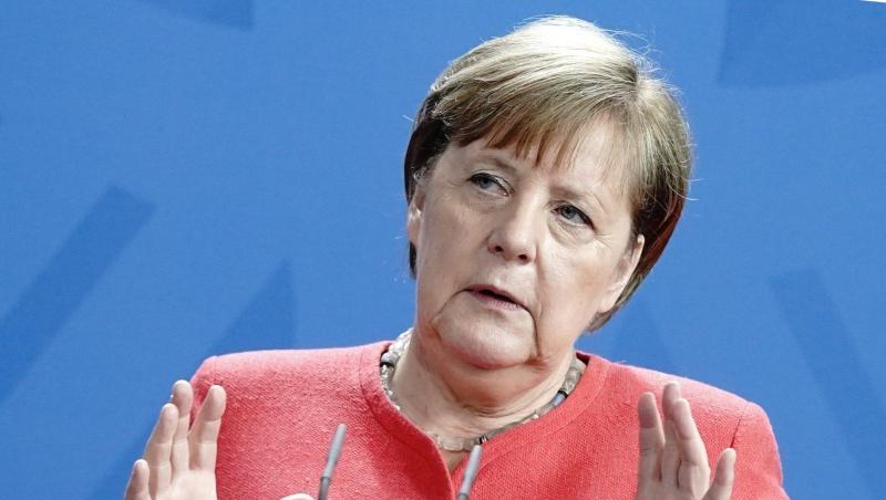 Bundeskanzlerin Angela Merkel gibt im Kanzleramt eine Pressekonferenz. Bundeskanzlerin Angela Merkel gibt im Kanzleramt eine Pressekonferenz.
