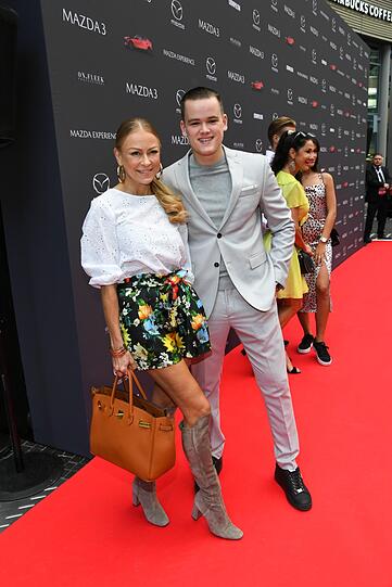Jenny Elvers mit Sohn Paul