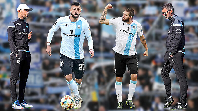 Mit Sascha Mölders und Efkan Bekiroglu? Der TSV 1860 um Günther Gorenzel und Michael will nach oben.