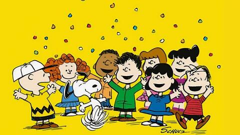 Der Reclam Verlag hat eine neue „Peanuts“-Edition: Hier das Cover von „Feiern mit den Peanuts“ (145 Seiten, 8 Euro). Oliver Jahraus hat hierzu das Nachwort geschrieben.