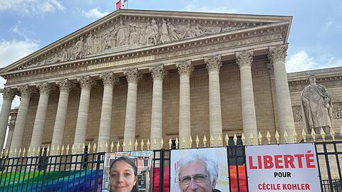 Immer wieder wurde in Frankreich die Freilassung von Kohler und Paris gefordert. (Archivbild)