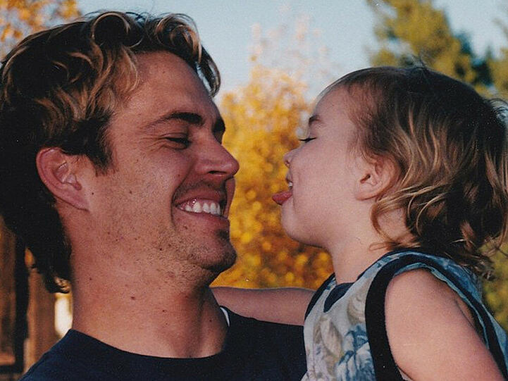 Ein Foto aus glücklichen Zeiten: Paul Walker mit seiner Tochter Meadow