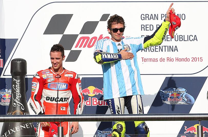 Der zweite Saisonerfolg im dritten Rennen der MotoGP war für Rossi etwas Besonderes.