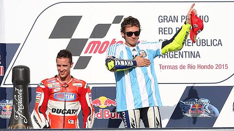 Der zweite Saisonerfolg im dritten Rennen der MotoGP war für Rossi etwas Besonderes.
