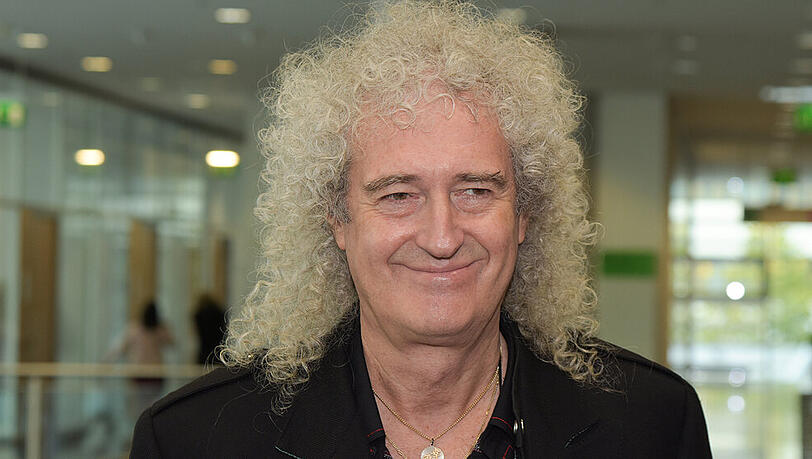 Brian May muss schnell wieder fit werden. Brian May muss schnell wieder fit werden.