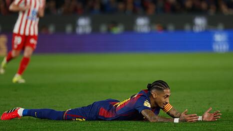 Raphinha und der FC Barcelona sind im Pokal an Atl&eacute;tico Madrid gescheitert.